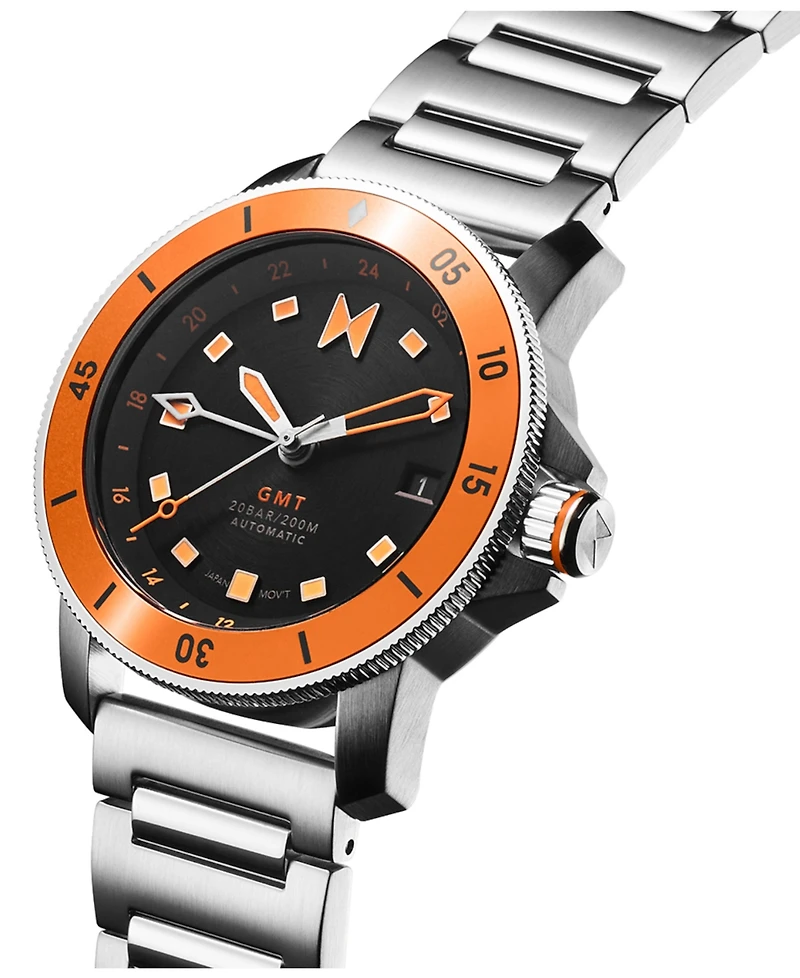 Mvmt Men's Cali Diver Automatic Stainless Steel Bracelet Watch 40mm