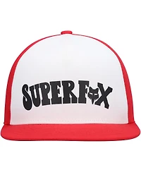 Men's White Fox Super Trik Snapback Hat