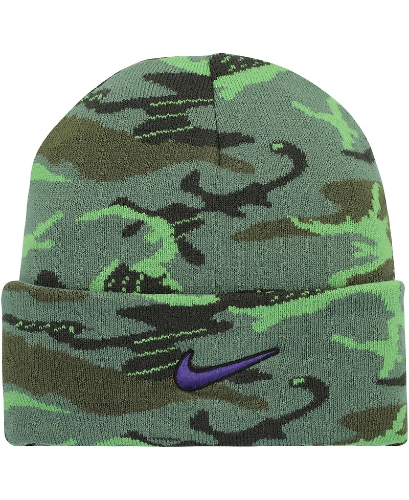 Men's Nike Camo Lsu Tigers Veterans Day Cuffed Knit Hat