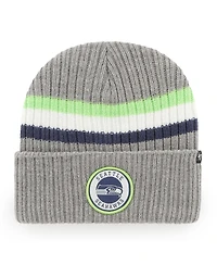 Men's '47 Brand Gray Seattle Seahawks Highline Cuffed Knit Hat