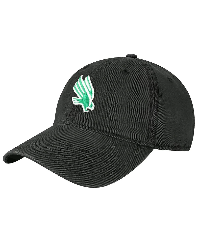 Men's Legacy Athletic Black North Texas Mean Green The Champ Adjustable Hat