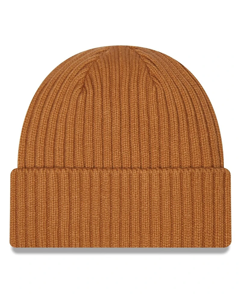 Men's New Era Brown Cleveland Browns Core Classic Cuffed Knit Hat