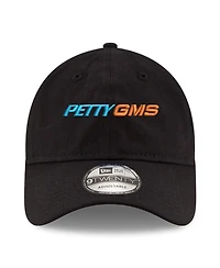 Men's New Era Black Petty Gms Motorsports Enzyme Washed 9TWENTY Adjustable Hat