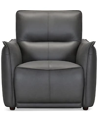 Polner 39" Leather Power Motion Chair, Created for Macy's