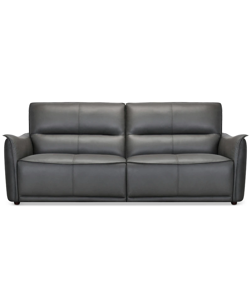 Polner 91" Leather Power Motion Sofa, Created for Macy's