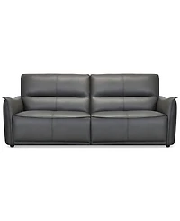 Polner 91" Leather Power Motion Sofa, Created for Macy's