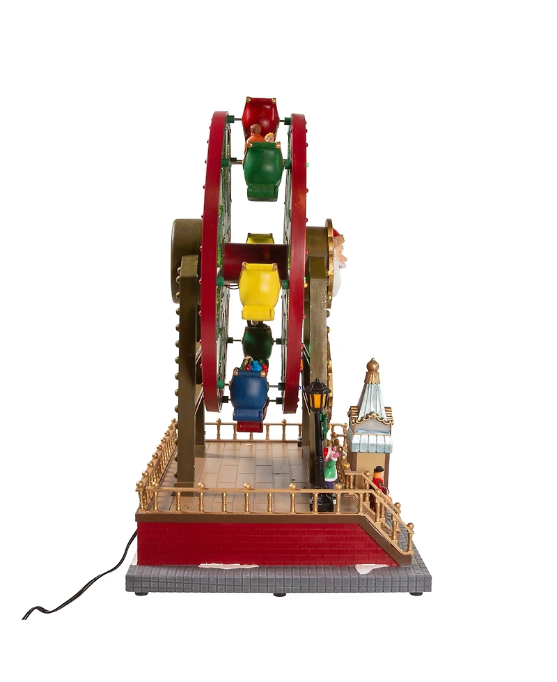 Kurt Adler 13" Lighted Musical Christmas Ferris Wheel with Motion