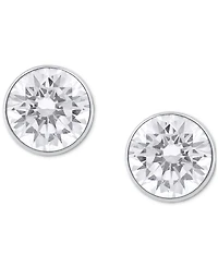 Diamond Prongless Stud Earrings (1/ ct. t.w.) in 14k White Gold