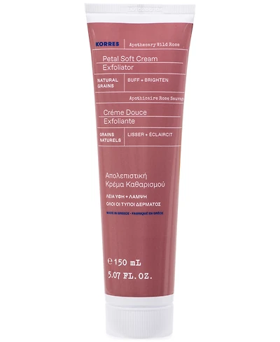Korres Apothecary Wild Rose Petal Soft Cream Exfoliator, 5.07 oz.