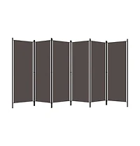 vidaXL 6-Panel Room Divider Anthracite 118.1"x70.9"