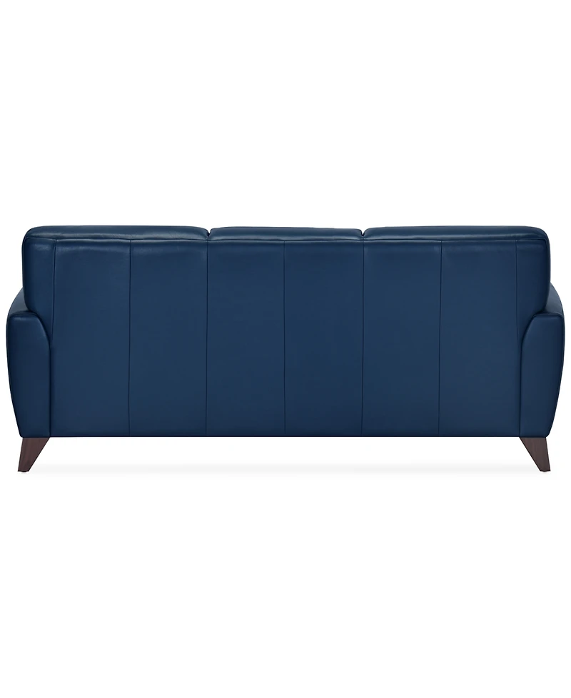 Myia 85" Leather Sofa, Created for Macy's