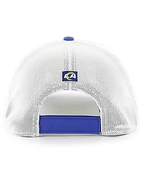 Men's '47 Brand Royal Los Angeles Rams Burgess Trucker Adjustable Hat