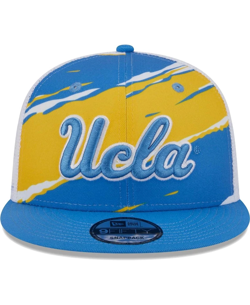 Men's New Era Blue Ucla Bruins Tear Trucker 9FIFTY Snapback Hat