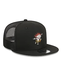 Men's New Era Black The Wild Thornberrys Donnie Thornberry Trucker 9FIFTY Snapback Hat