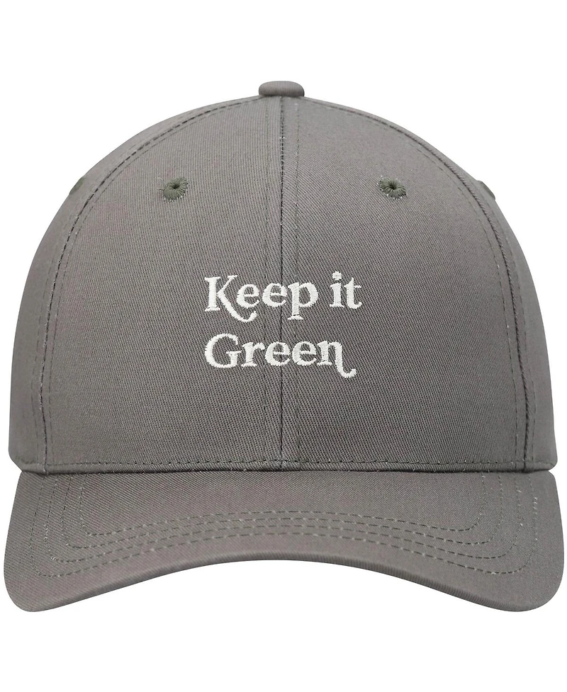 Men's tentree Olive Keep It Green Elevation Snapback Hat