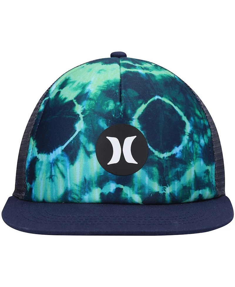 Men's Hurley Navy Balboa Trucker Snapback Hat