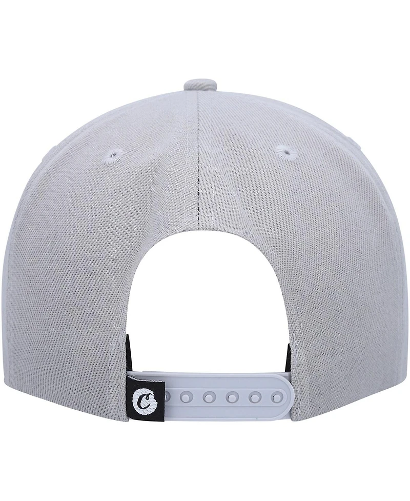 Men's Cookies Gray C-Bite Snapback Hat