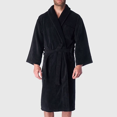 Alpine Swiss Pure Cotton Men Terry Cloth Bathrobe Super Absorbent Hotel Spa Robe