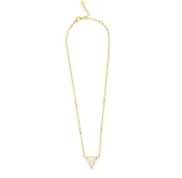Rivka Friedman Triangle Cubic Zirconia Accent Necklace