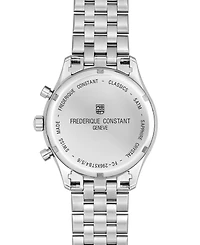 Frederique Constant Men's Swiss Chronograph Classics Stainless Steel Bracelet Watch 40mm