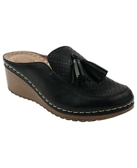 Gc Shoes Women's Dacey Tassel Wedge Mules