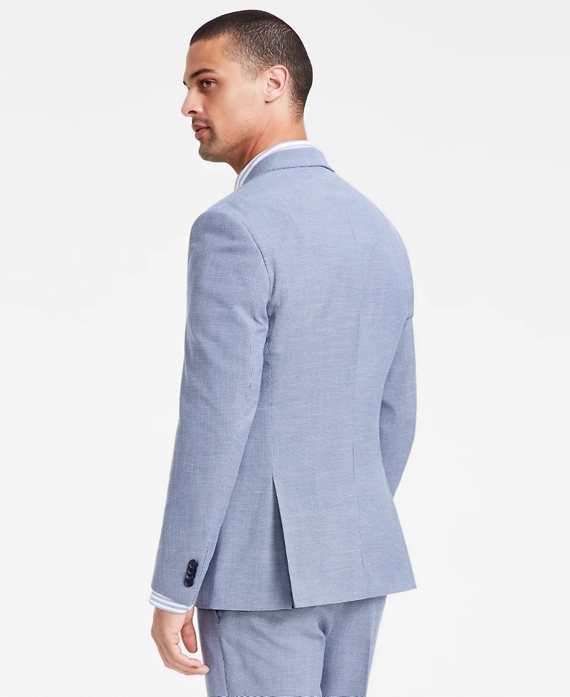 Kenneth Cole Reaction Men's Slim-Fit Mini-Houndstooth Suit