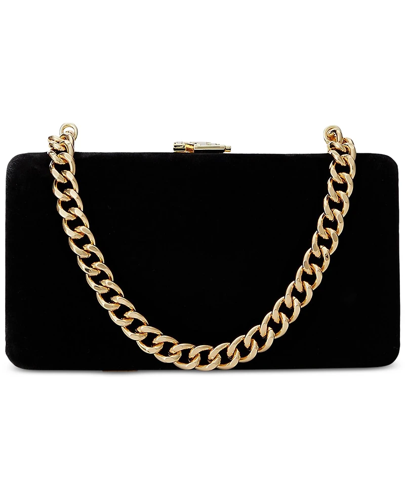 Lauren Ralph Lauren Velvet Small Franki Mini Clutch
