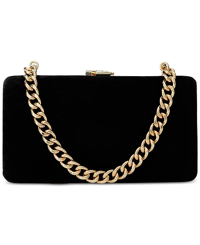 Lauren Ralph Lauren Velvet Small Franki Mini Clutch