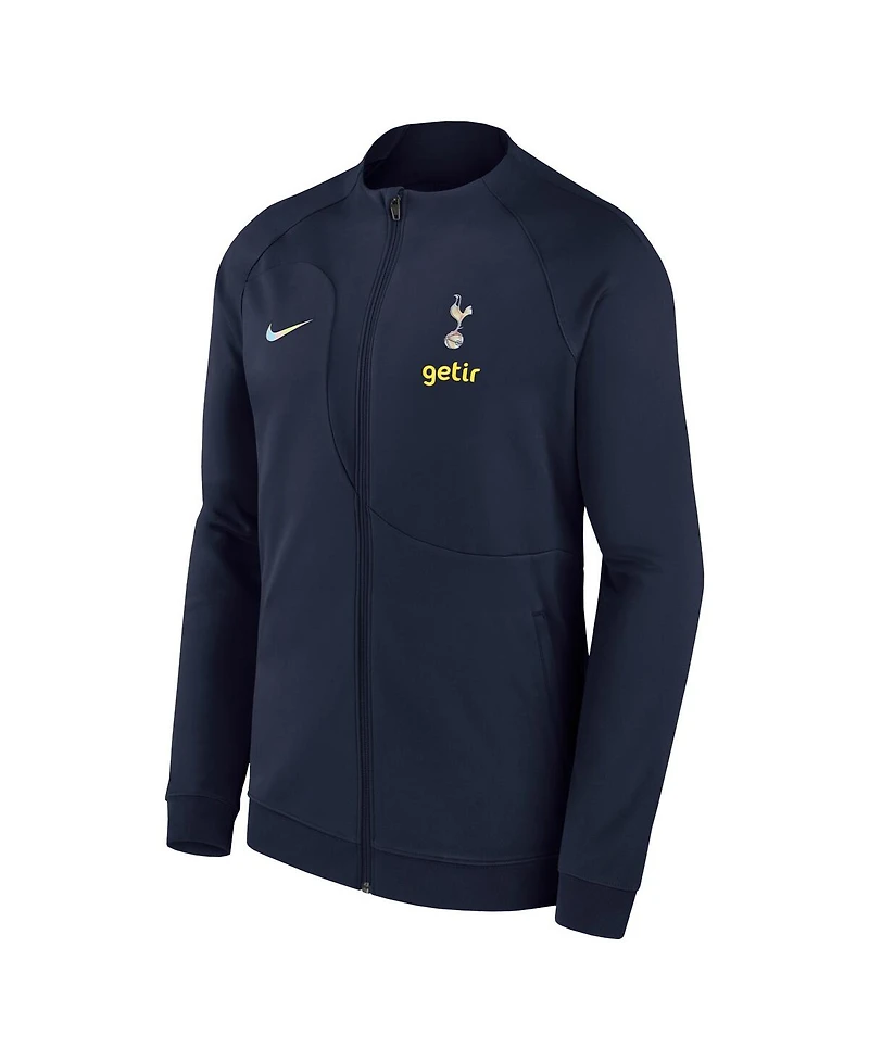 Men's Nike Navy Tottenham Hotspur 2023 Academy Pro Anthem Raglan Performance Full-Zip Jacket