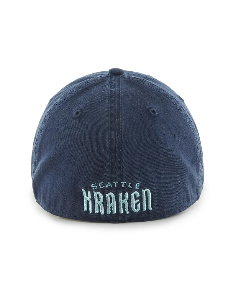 Men's '47 Brand Navy Seattle Kraken Classic Franchise Flex Hat