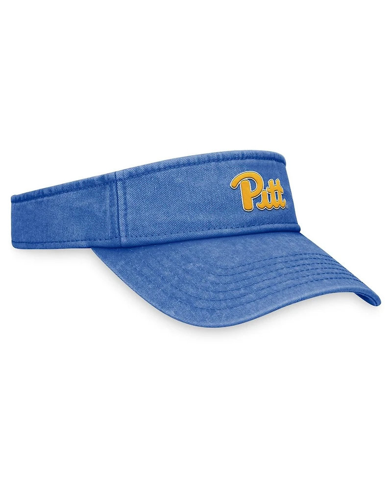 Men's Top of the World Royal Pitt Panthers Terry Adjustable Visor