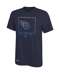 Men's Navy Tennessee Titans Combine Authentic Clutch T-shirt