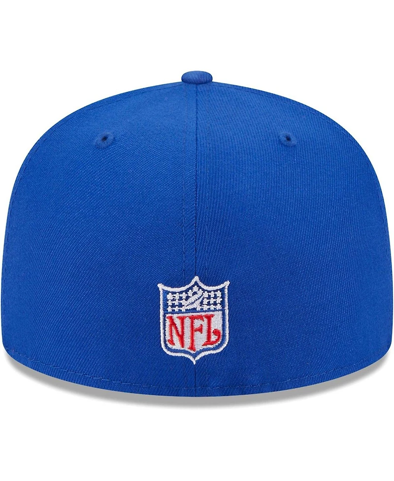 Men's New Era Royal Denver Broncos Throwback Main 59FIFTY Fitted Hat