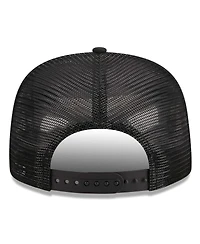 Men's New Era Black Oakland Athletics Street Team A-Frame Trucker 9FIFTY Snapback Hat