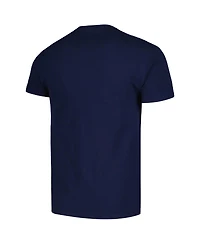 Men's Manhead Merch Navy Toto Self Titled Sword Graphic T-shirt