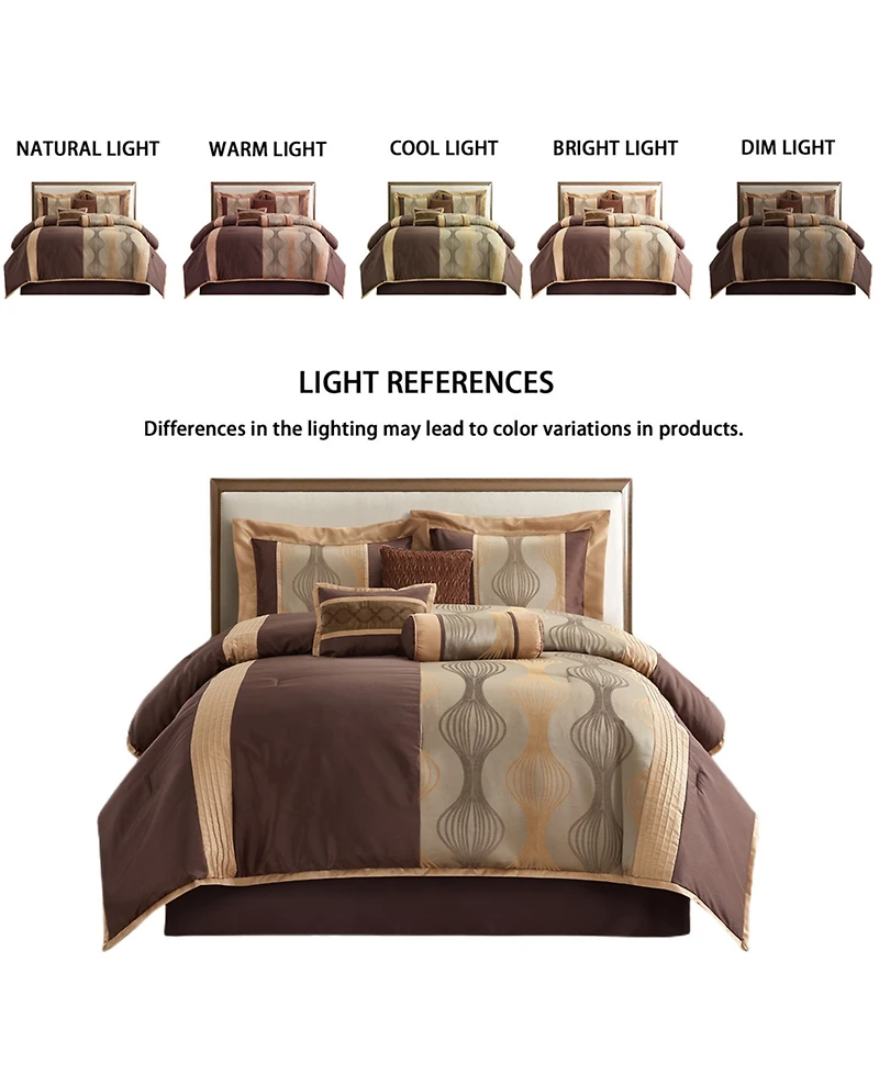 Stratford Park Kath 7-Piece Comforter Set, California King