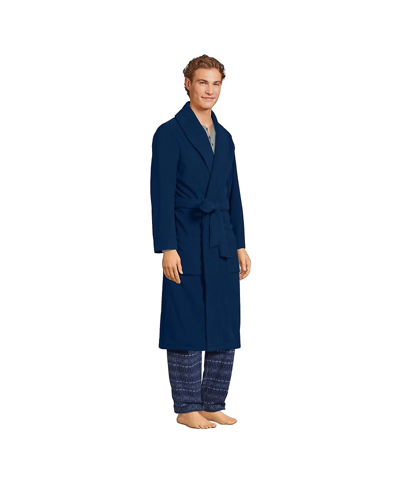 Lands' End Men's Fleece Robe