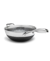 Livwell DiamondClad Stainless Steel Aluminum Core 12" Hybrid Wok