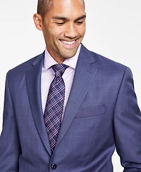 Michael Kors Men's Classic-Fit Wool-Blend Stretch Solid Suit Jacket
