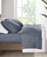 Urban Habitat Comfort Cool Jersey Knit Nylon Blend 3-Piece Sheet Set, Twin