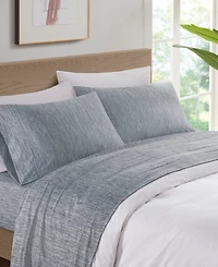 Urban Habitat Comfort Cool Jersey Knit Nylon Blend 4-Piece Sheet Set, Full