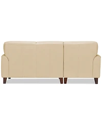 Closeout! Ashlinn 86" 2-Pc. Pastel Leather Sectional, Created for Macy's