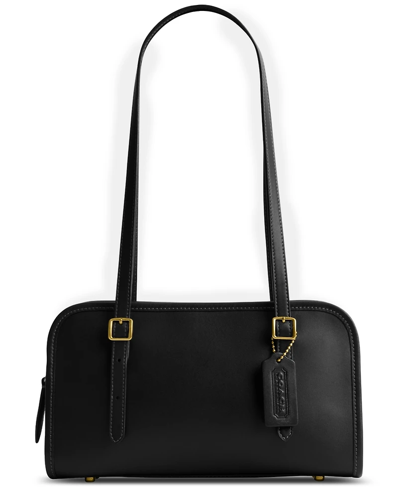 Coach The Originals Small Leather Double Strap Shoulder Bag