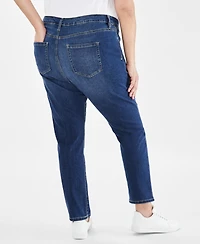 Style & Co Plus High-Rise Straight-Leg Jeans