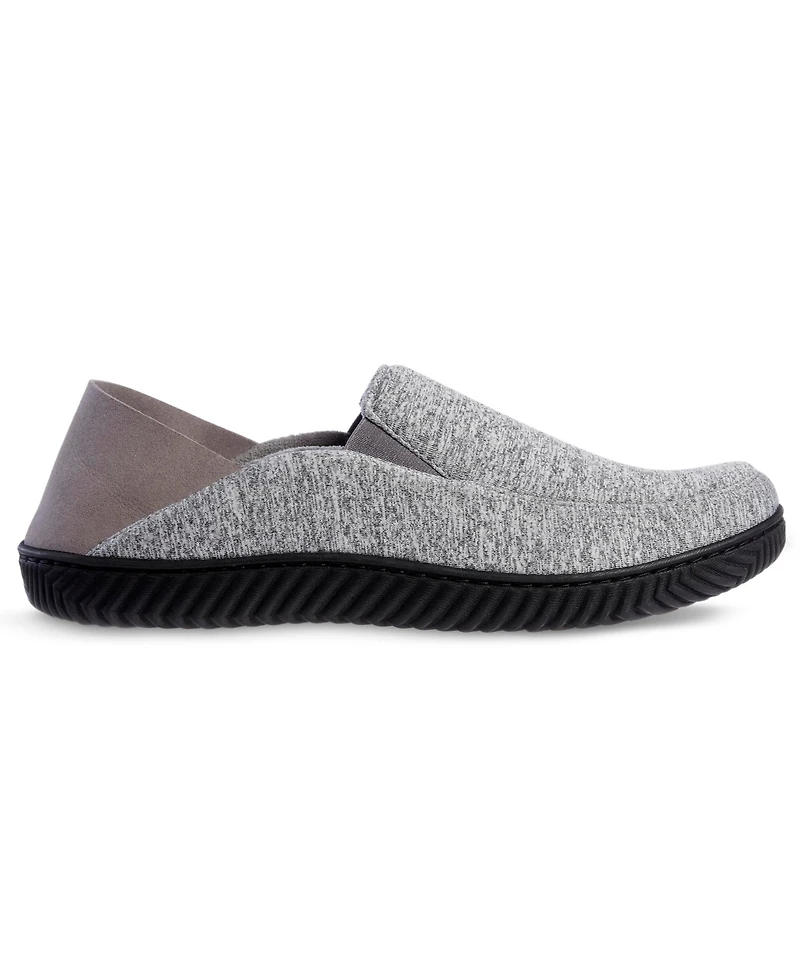 Isotoner Men's Sport Knit Miles Closed Back Memory Foam Slipper