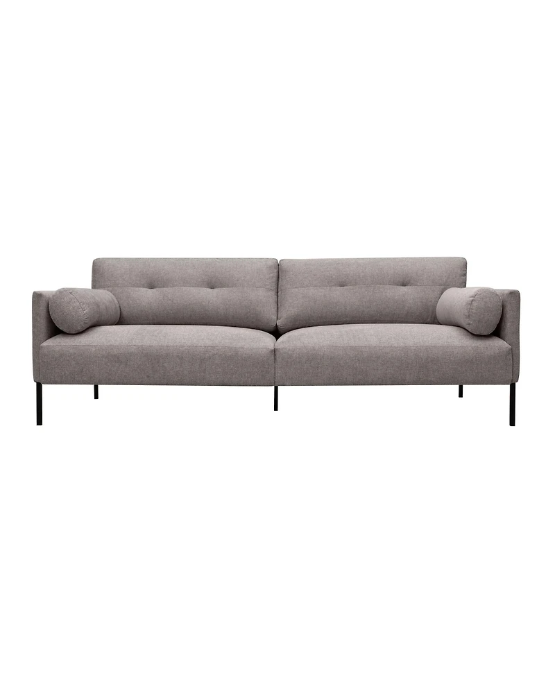 Armen Living Michalina 84" Polyester with Metal Legs Sofa