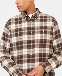 Ben Sherman Men's Brushed Plaid Shirt