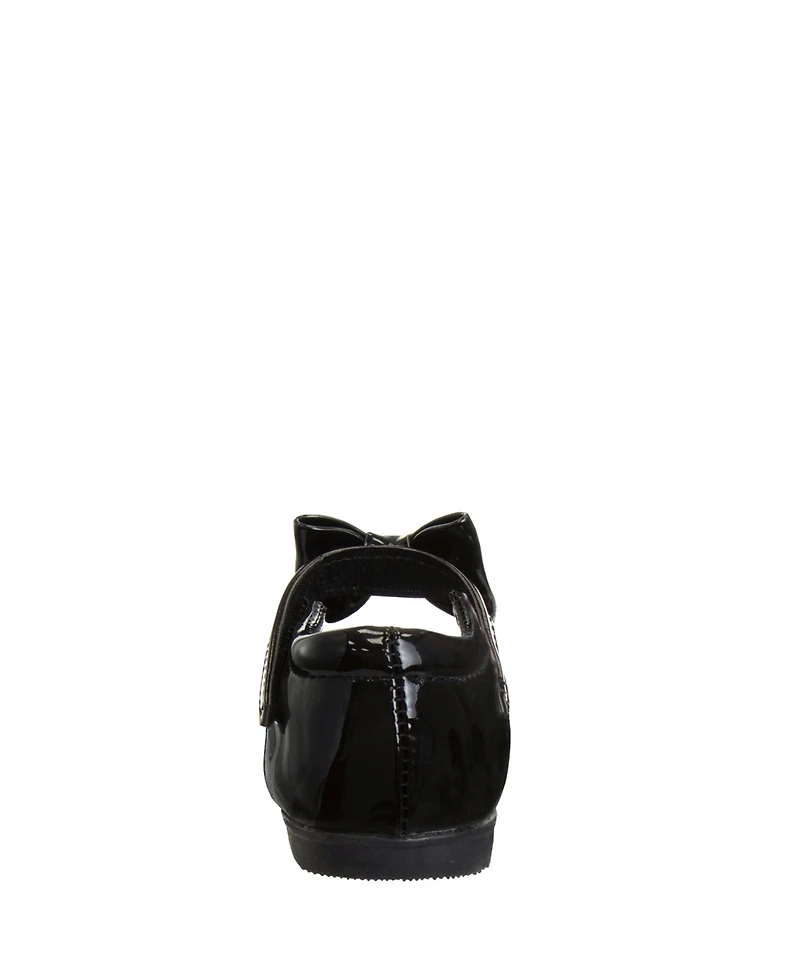 Josmo Toddler Girls Bow Detail Round Toe Dress Shoes