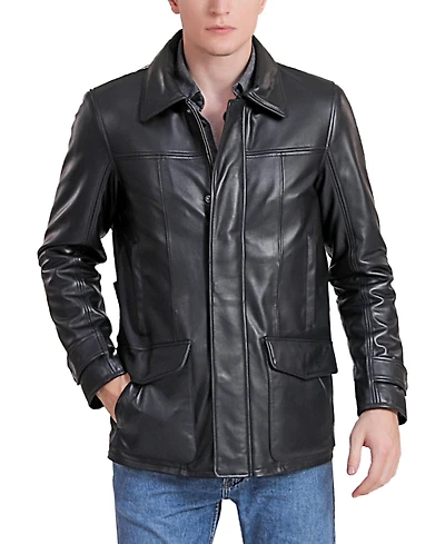 Bgsd Men Hunter Leather Coat