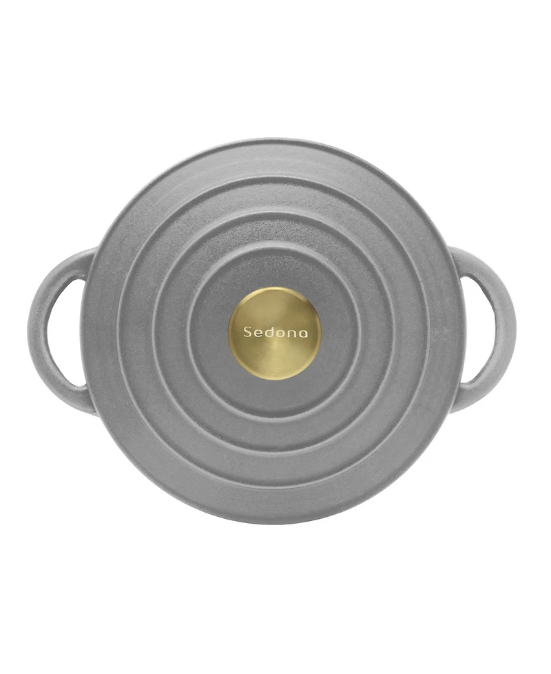 Sedona Kitchen Enamel Cast Iron 3 Quart Dutch Oven with Lid
